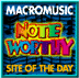 Macromusic site of the day